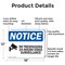 Signmission No Trespassing 24-Hour Video OSHA Notice Sign, Aluminum, 18in W x 12in L, 2PK OS-2PACK-NS-A-1218-L-14904 - alternate 6